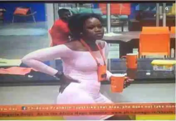 BBNaija: Cee-C Braless In Sexy Tight Pink Dress (Photos)